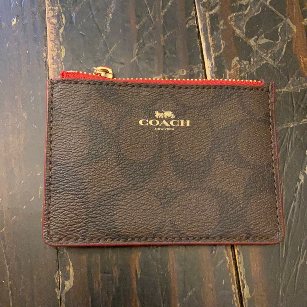 Coach leather wallet